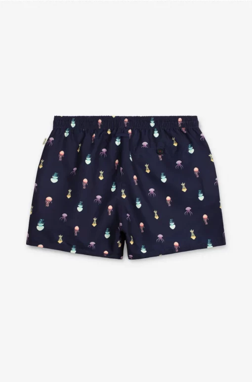 A-dam Swim Shorts Navy Jellyfish