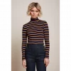 King Louie Rollneck Top Century Stripe evening blue