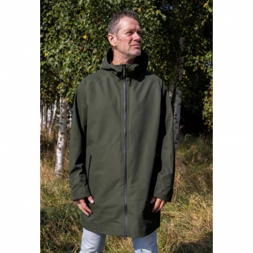 Danefae Danenorthsea Rain Parka Dark Army