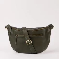 O My Bag Lanius Drew Maxi Olive Soft Grain Leather