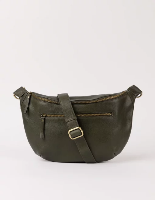 O My Bag Lanius Drew Maxi Olive Soft Grain Leather