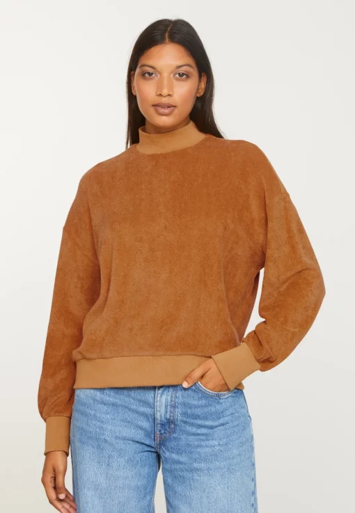 recolution Sweatshirt Dichondra caramel – Bild 5