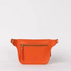 O My Bag Beck's Bum Bag Tangerine Orange Classic Leather