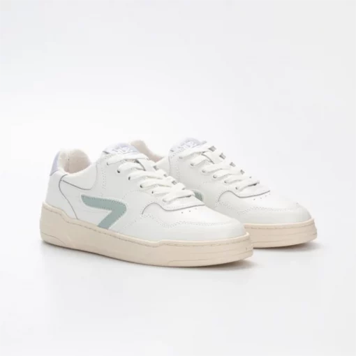 HUB Sneaker Court Off White/Cucumber/Lilac – Bild 2