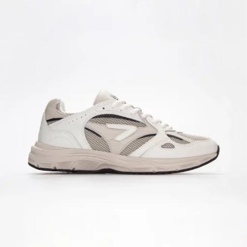 HUB Sneaker Shift washed linen offwhite lightbone black