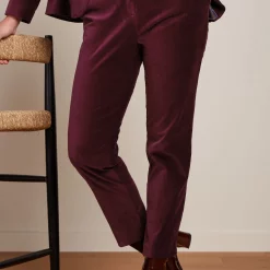 King Louie Ann Pants Uni Fargo Cabernet Red