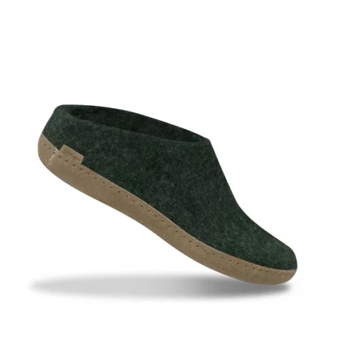 Glerups Slip-on leather forest