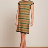 King Louie Delfina Dress Penny Zigzag black